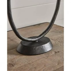 ED Ellen DeGeneres Crafted by Generation Lighting Indo 26.625 in. Aged Iron Table Lamp with Linen Shade and LED Bulb by Generation Lighting Designer Collections -Hot Sale Light Society Store aged iron generation lighting designer collections table lamps et1001ai1 c3 1000