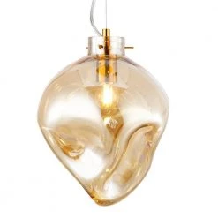 Bette1-Light Amber Pendant Light with Glass Shade by Light Society -Hot Sale Light Society Store amber light society chandeliers ls c388 am 1f 1000