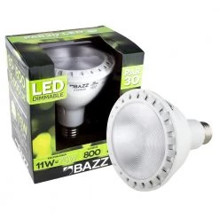 60W Equivalent Soft White PAR30 LED Light Bulb by BAZZ -Hot Sale Light Society Store bazz led light bulbs bp3011ez 1f 1000