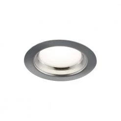 5 in. Brushed Chrome Intergrated LED Recessed Fixture Kit for Damp Locations by BAZZ 8 5 in. Brushed Chrome Intergrated LED Recessed Fixture Kit for Damp Locations by BAZZ -Hot Sale Light Society Store bazz recessed lighting kits 110l11b c3 1000