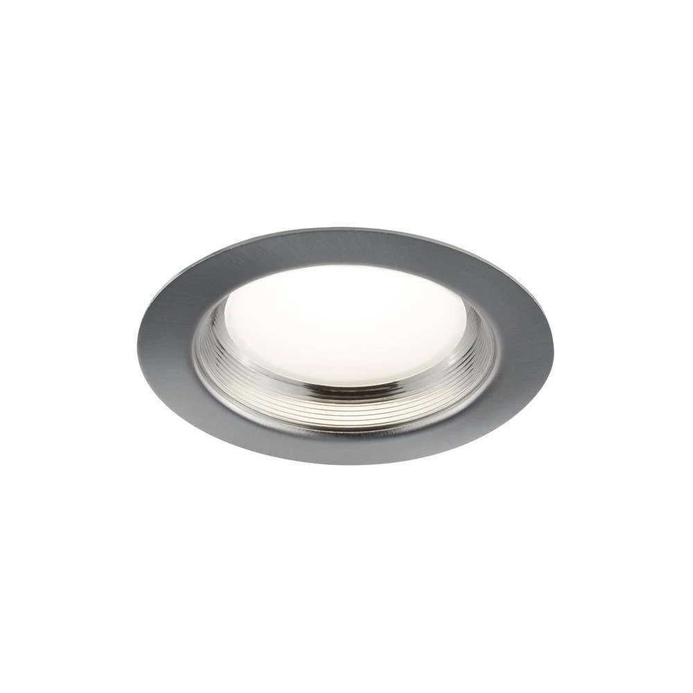 5 in. Brushed Chrome Intergrated LED Recessed Fixture Kit for Damp Locations by BAZZ 4 5 in. Brushed Chrome Intergrated LED Recessed Fixture Kit for Damp Locations by BAZZ - Image 2