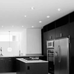 300 Series 3 in. Matte White Recessed LED Fixture Kit by BAZZ -Hot Sale Light Society Store bazz recessed lighting kits 300l11w 4f 1000