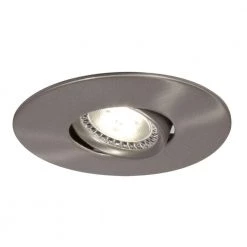 2.5 in. Brushed Chrome LED Recessed Lighting Fixture with Designed for Ceiling Clearance by BAZZ -Hot Sale Light Society Store bazz recessed lighting kits 310lpl7b 1f 1000