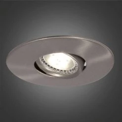 2.5 in. Brushed Chrome LED Recessed Lighting Fixture with Designed for Ceiling Clearance by BAZZ -Hot Sale Light Society Store bazz recessed lighting kits 310lpl7b 4f 1000