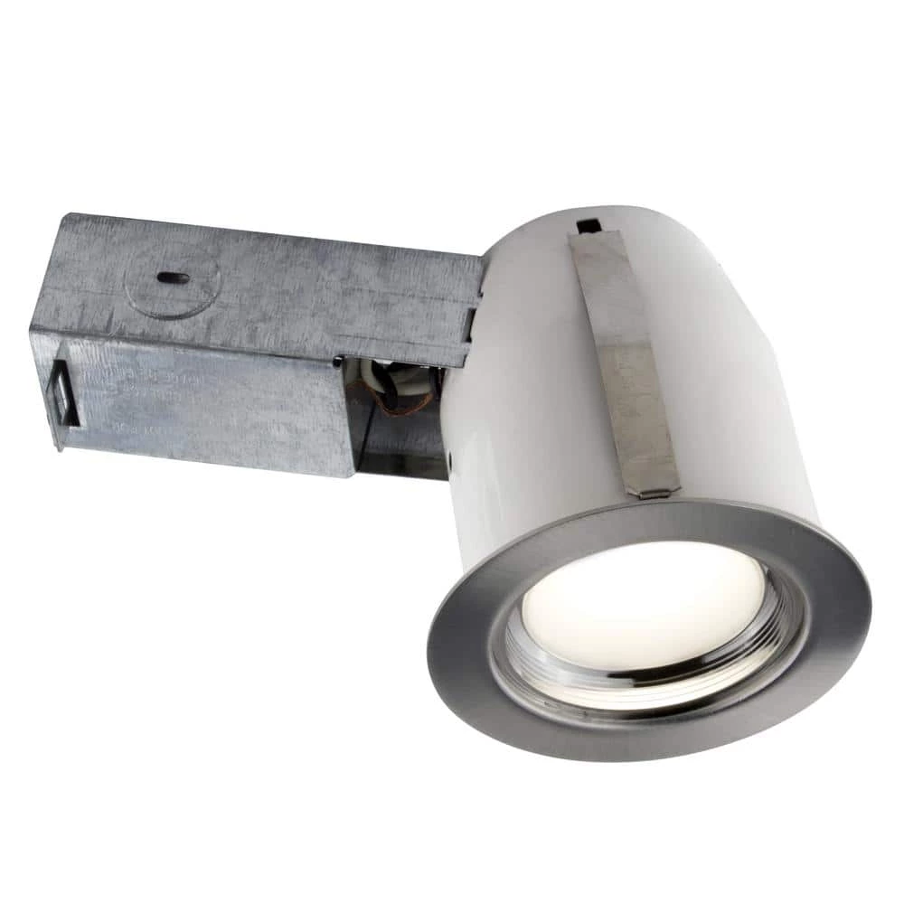 3-in. Brushed Chrome Intergrated LED Recessed Fixture Kit for Damp Locations by BAZZ 3 3-in. Brushed Chrome Intergrated LED Recessed Fixture Kit for Damp Locations by BAZZ