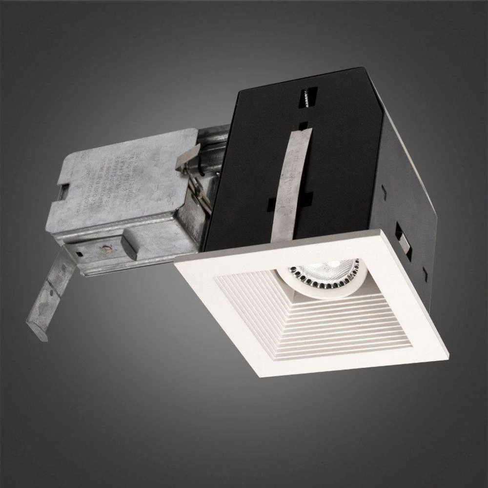 Cube Series 4 in. Matte White LED Recessed Complete Fixture Kit by BAZZ 4 Cube Series 4 in. Matte White LED Recessed Complete Fixture Kit by BAZZ - Image 2
