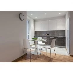 DISK 4 in. Anti-Glare Damp location 1000 Lumens 3000K Canless, New Construction Integrated LED Recessed Light Kit by BAZZ -Hot Sale Light Society Store bazz recessed lighting kits disk4w 44 1000