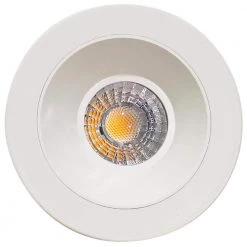 DISK 4 in. Anti-Glare Damp location 1000 Lumens 3000K Canless, New Construction Integrated LED Recessed Light Kit by BAZZ -Hot Sale Light Society Store bazz recessed lighting kits disk4w 4f 1000