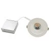 DISK 4 in. Anti-Glare Damp location 1000 Lumens 3000K Canless, New Construction Integrated LED Recessed Light Kit by BAZZ -Hot Sale Light Society Store bazz recessed lighting kits disk4w 64 1000