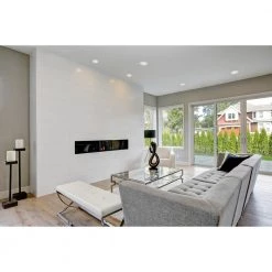 Slim 4 in. Matte White Multi-Directional Intergrated LED Recessed Fixture Kit by BAZZ -Hot Sale Light Society Store bazz recessed lighting kits luxslm2d4w 44 1000