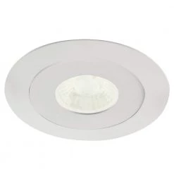 Slim 4 in. Matte White Multi-Directional Intergrated LED Recessed Fixture Kit by BAZZ -Hot Sale Light Society Store bazz recessed lighting kits luxslm2d4w 4f 1000