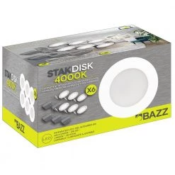 STAK 4 in. Canless 4000k New Construction Integrated LED Recessed Light Kit (6-Pack) by BAZZ -Hot Sale Light Society Store bazz recessed lighting kits stkd44kw6 4f 1000