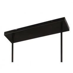 Charleston 6-Light Black and Faux Wood Chandelier with Clear Glass Shades by DSI LIGHTING -Hot Sale Light Society Store black and faux wood dsi lighting chandeliers ds18932 4f 1000