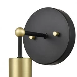 Bria 12.1 in. Black/Antique Brass Vanity Light with Metal Shade by Light Society 15 Bria 12.1 in. Black/Antique Brass Vanity Light with Metal Shade by Light Society -Hot Sale Light Society Store black antique brass light society vanity lighting ls v466 bk ab fa 1000