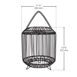 Tulum 15 in. Black LED Solar Outdoor Floor Lamp by BAZZ -Hot Sale Light Society Store black bazz outdoor floor lamps f19287bk 44 1000
