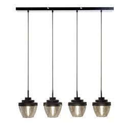 64 in. 4-Light Vintage Quadruple Pendants Fixture by BAZZ