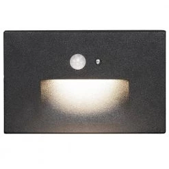Plug-In Black Motion Sensing LED Stair Light by BAZZ