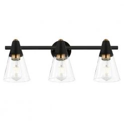 Petra 4.75 in. 3-Light Wall Sconce by Light Society -Hot Sale Light Society Store black brass light society wall sconces ls w357 bk brs 1f 1000