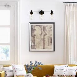 Petra 4.75 in. 3-Light Wall Sconce by Light Society -Hot Sale Light Society Store black brass light society wall sconces ls w357 bk brs 31 1000