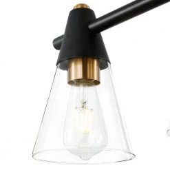 Petra 4.75 in. 3-Light Wall Sconce by Light Society -Hot Sale Light Society Store black brass light society wall sconces ls w357 bk brs fa 1000