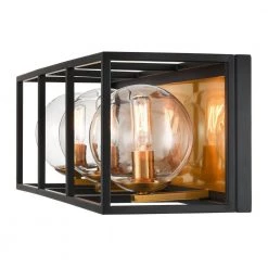 Vinn 3-Light Black/Brushed Brass Vanity Light by Light Society -Hot Sale Light Society Store black brushed brass light society vanity lighting ls v457 bk bb fa 1000