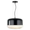 Enzo1-Light Black/Clear Pendant with Glass Shade by Light Society -Hot Sale Light Society Store black clear light society chandeliers ls c395 bk cl 64 1000