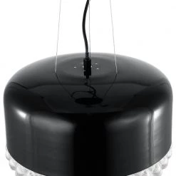 Enzo1-Light Black/Clear Pendant with Glass Shade by Light Society -Hot Sale Light Society Store black clear light society chandeliers ls c395 bk cl fa 1000