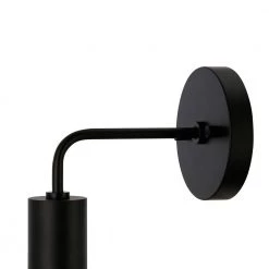 Coubra 5 in. Black Wall Sconce with Clear Glass Shade by Light Society -Hot Sale Light Society Store black clear light society wall sconces ls w428 bk cl fa 1000