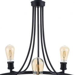 Remy 24.50 in. 5-Light Black Wagon Wheel Chandelier by DSI LIGHTING 15 Remy 24.50 in. 5-Light Black Wagon Wheel Chandelier by DSI LIGHTING -Hot Sale Light Society Store black dsi lighting chandeliers ds18852 66 1000