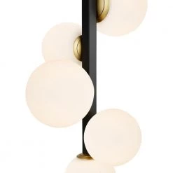 Trieste 6-Light Black/Frosted Pendant with Glass Shades by Light Society 17 Trieste 6-Light Black/Frosted Pendant with Glass Shades by Light Society -Hot Sale Light Society Store black frosted light society chandeliers ls c414 bk fr fa 1000