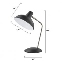 Retro 14.8 in. Hylight Black Desk Lamp by Light Society -Hot Sale Light Society Store black light society desk lamps ls t261 bk 76 1000
