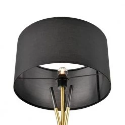 Enna 60.62 in. Black Tripod Floor Lamp with Fabric Shade by Light Society -Hot Sale Light Society Store black light society floor lamps ls f444 blk 1f 1000