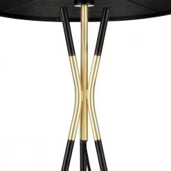 Enna 60.62 in. Black Tripod Floor Lamp with Fabric Shade by Light Society -Hot Sale Light Society Store black light society floor lamps ls f444 blk 44 1000