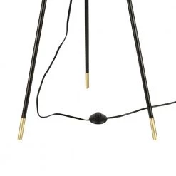 Enna 60.62 in. Black Tripod Floor Lamp with Fabric Shade by Light Society -Hot Sale Light Society Store black light society floor lamps ls f444 blk fa 1000