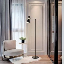 Jino 68 in. Black Floor Lamp with Metal Shade by Light Society -Hot Sale Light Society Store black light society floor lamps ls f465 bk 31 1000