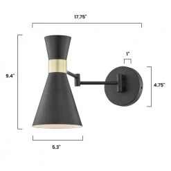 Beaker Black Wall Sconce by Light Society -Hot Sale Light Society Store black light society wall sconces ls w305 bk 76 1000