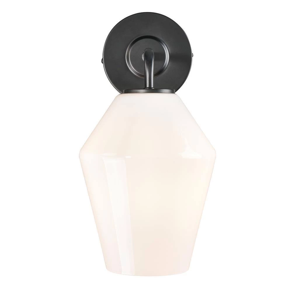 Clare 4.7 in. Black/Opal Wall Sconce by Light Society 5 Clare 4.7 in. Black/Opal Wall Sconce by Light Society - Image 3