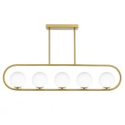 Audra 5-Light Brass Chandelier/Island Light with Frosted Glass Shades by Light Society 13 Audra 5-Light Brass Chandelier/Island Light with Frosted Glass Shades by Light Society -Hot Sale Light Society Store brass light society chandeliers ls c413 brs fr 4f 1000