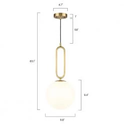 Page 1-Light Brass/White Geometric Pendant Light with Glass Shade by Light Society -Hot Sale Light Society Store brass white light society chandeliers ls c530 op brs 76 1000