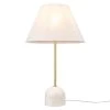 Diya 28.94 in. Brass/White Table Lamp with Fabric Shade by Light Society -Hot Sale Light Society Store brass white light society table lamps ls t511 brs whi 64 1000