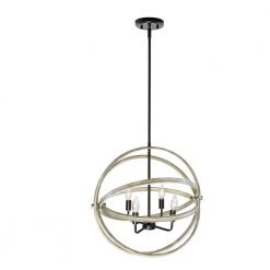 21 in. 5-Light Bronze and Faux Wood Foyer Pendant by DSI LIGHTING 11 21 in. 5-Light Bronze and Faux Wood Foyer Pendant by DSI LIGHTING -Hot Sale Light Society Store bronze and faux wood dsi lighting chandeliers ds18959 1f 1000