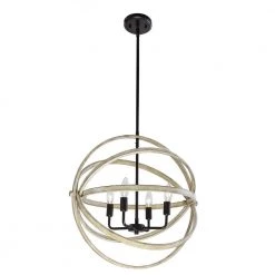 21 in. 5-Light Bronze and Faux Wood Foyer Pendant by DSI LIGHTING 9 21 in. 5-Light Bronze and Faux Wood Foyer Pendant by DSI LIGHTING -Hot Sale Light Society Store bronze and faux wood dsi lighting chandeliers ds18959 40 1000