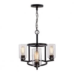 Summer 3-Light Bronze Pendant with Clear Glass Shades by DSI LIGHTING -Hot Sale Light Society Store bronze dsi lighting chandeliers ds18950 1f 1000