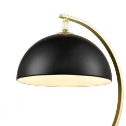 Franco 20.08 in. Brushed Brass/Black Table Lamp with Metal Shade by Light Society -Hot Sale Light Society Store brushed brass black light society table lamps ls t446 bb blk 1f 1000