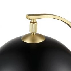 Franco 20.08 in. Brushed Brass/Black Table Lamp with Metal Shade by Light Society -Hot Sale Light Society Store brushed brass black light society table lamps ls t446 bb blk 44 1000