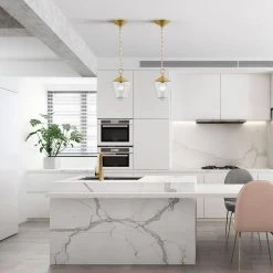 Beau 9 in. 1-Light Brushed Brass Pendant with Clear Glass Shade by Light Society -Hot Sale Light Society Store brushed brass clear light society chandeliers ls c318 bb cl 31 1000