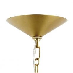 Beau 9 in. 1-Light Brushed Brass Pendant with Clear Glass Shade by Light Society -Hot Sale Light Society Store brushed brass clear light society chandeliers ls c318 bb cl 44 1000