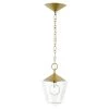 Beau 9 in. 1-Light Brushed Brass Pendant with Clear Glass Shade by Light Society -Hot Sale Light Society Store brushed brass clear light society chandeliers ls c318 bb cl 64 1000