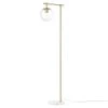 Graciana 58.99 in. Brushed Brass/Clear Floor Lamp with Glass Shade by Light Society -Hot Sale Light Society Store brushed brass clear light society floor lamps ls f437 bb cl 64 1000