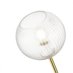 Medusi 65.75 in. Brushed Brass/Clear Floor Lamp with Glass Shades by Light Society 12 Medusi 65.75 in. Brushed Brass/Clear Floor Lamp with Glass Shades by Light Society -Hot Sale Light Society Store brushed brass clear light society floor lamps ls f440 bb cl 1f 1000